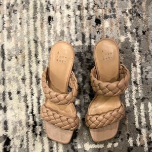 A New Day Women's Tan Braided Sandals